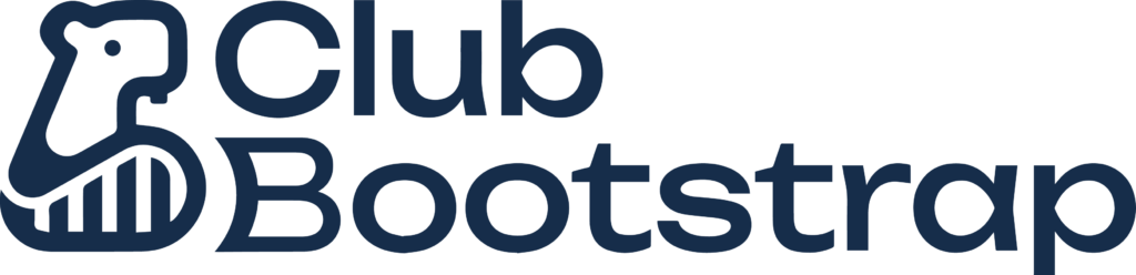 LOGO - Bootstrap + Texte Bleu